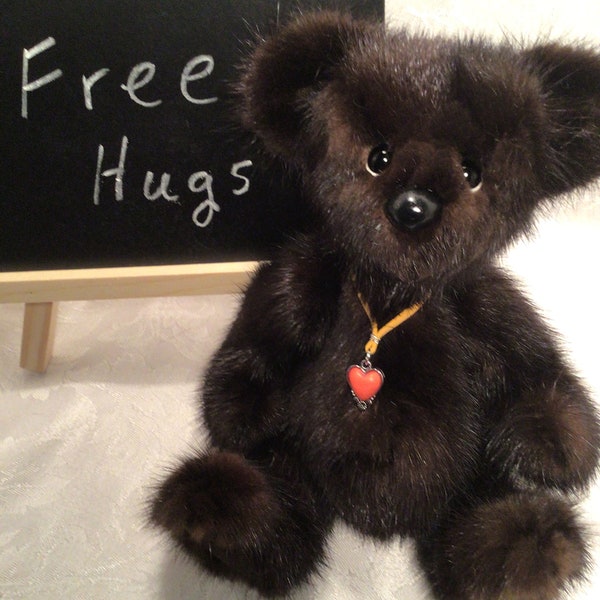 Mink Teddy Bear Etsy