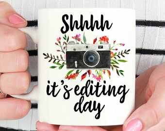 Funny Photography Mug, Photographer Mug, Photographer Gift, Editing Day Mug, Camera Mug, Photography Mug, Oh Snap, Photography Gifts, Cups