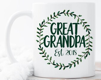 Great Grandma Mug, Great Grandparents gift, Great Grandma gift, Great Grandma Coffee Mug, Pregnancy Baby Announcement to Great Grandma