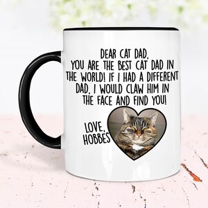 cat mom cat dad mug set