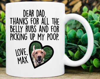 Dog Dad Gift, Fathers Day Dog Dad Gift, Personalized Dog Dad Mugs, Custom Dog Dad Gifts, Funny Gift Ideas for Dog dad, Funny Dog Dad Mugs