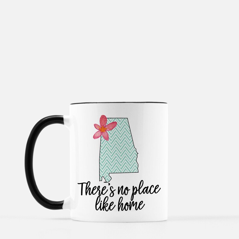 Custom Home State Mug Custom Alabama Mug Personalized Etsy