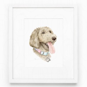 Custom Pet Portrait, Dog Portrait, Watercolor Pet Portrait, Watercolor Pet Illustration by Boone and June Limited Only 5 Spots Available image 2