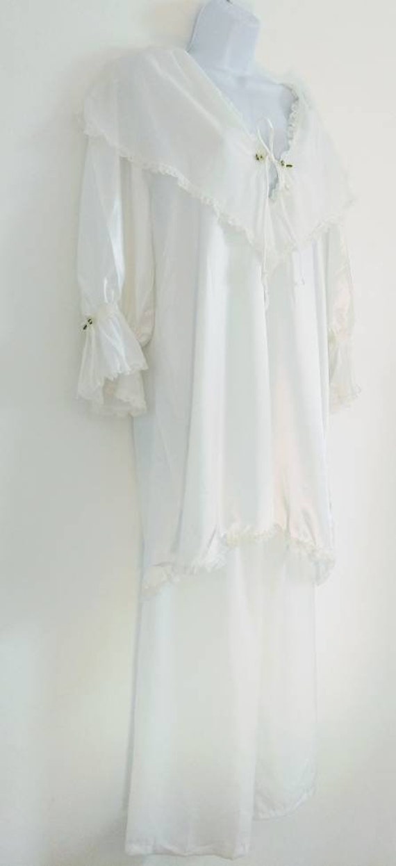 Priamo White Ruffeled Pajama Set New w Tags - image 9