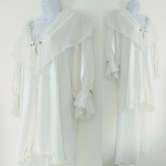 Priamo White Ruffeled Pajama Set New w Tags - image 1