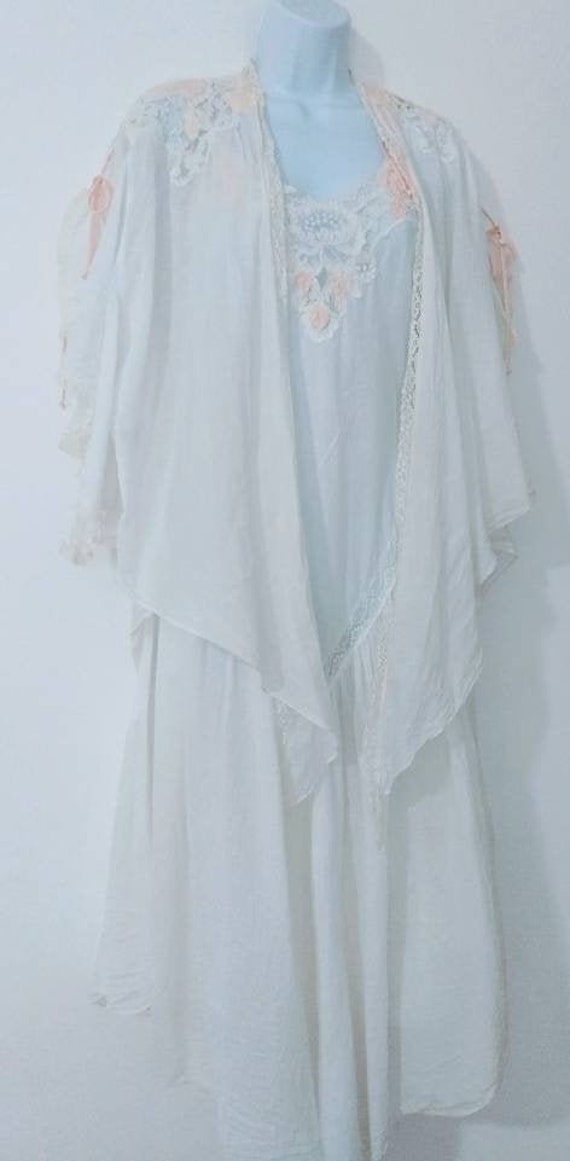 cotton gown with jacket