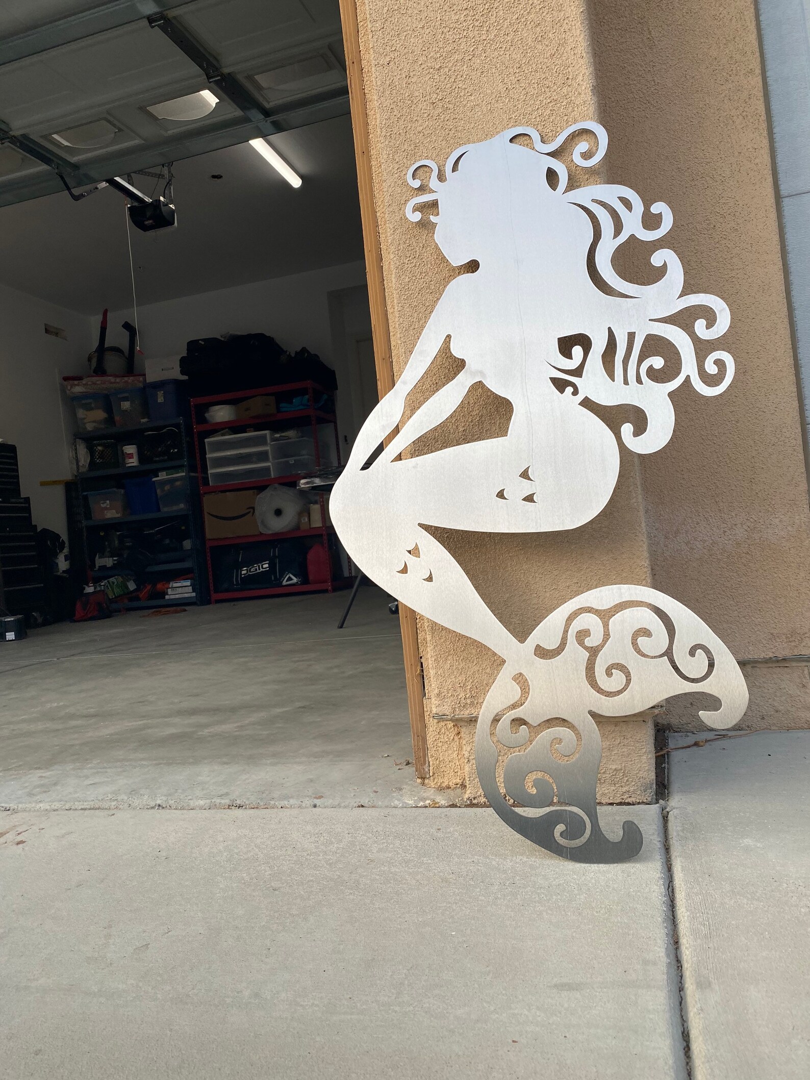 Mermaid Metal Wall Art Mermaid Under the Sea Metal Wall Etsy