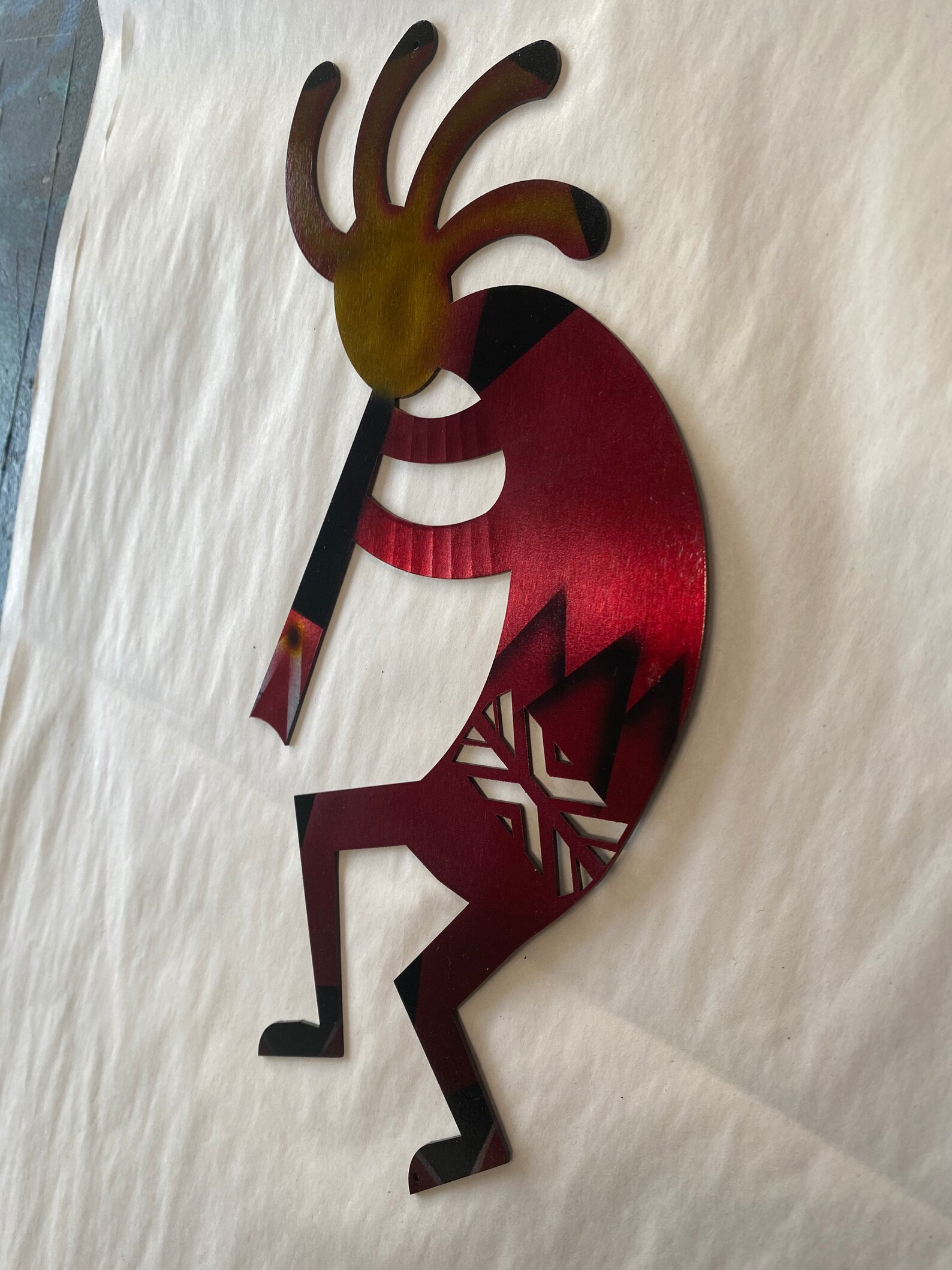 Metal Kokopelli Kokopelli Wall Art Wall Art Kokopelli Laser Etsy Canada