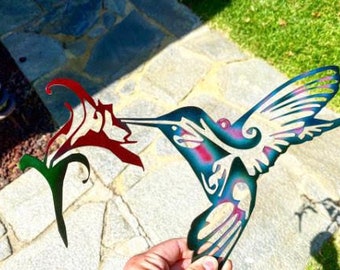 Colibrì in metallo, colibrì, decorazione da parete in metallo, decorazione da parete in metallo, decorazione da parete in metallo, decorazione da giardino, arte colibrì, decorazione da giardino, decorazione con uccello