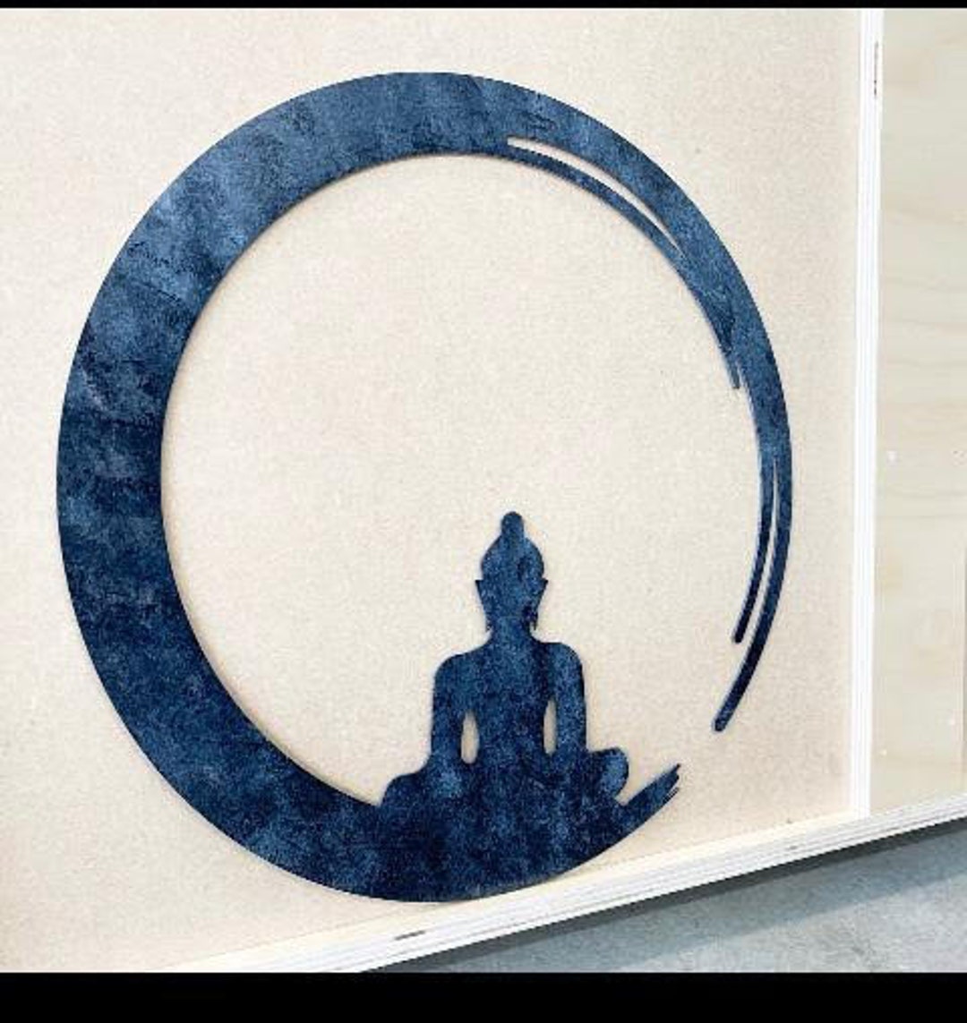 Buddha Metal Wall Art, Buddha Metal Wall Sign , Buddhism, Meditation