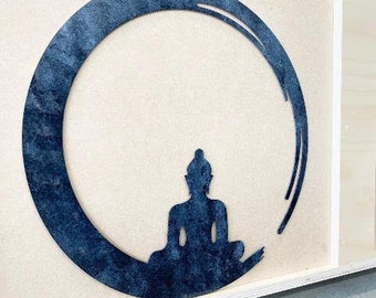 Buddha Metal Wall Art, Buddha Metal Wall Sign , Buddhism, meditation wall art, yoga studio wall art, Zen yoga decor, zen, Metal wall art