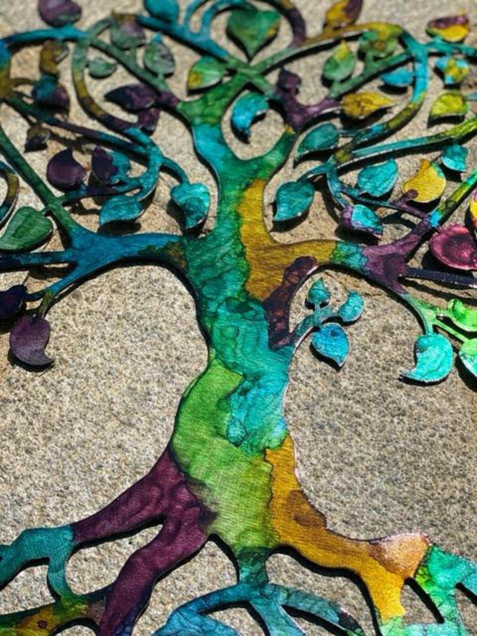 Tree of Life Tree Wall Art Tree Art Wall Art Metal Tree of Etsy