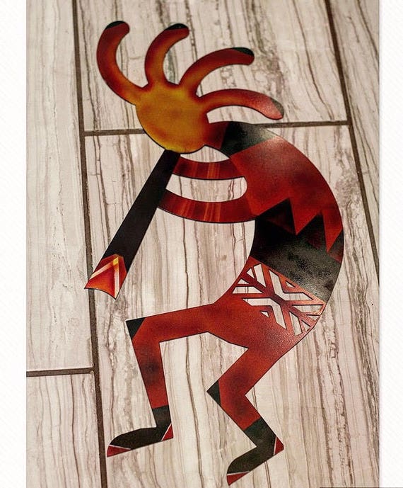 Metal Kokopelli Kokopelli Wall Art Wall Art Kokopelli Laser Etsy