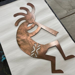 Metal Kokopelli, Kokopelli wall art, wall art, kokopelli laser cut wall decor,laser cut kokopelli,laser cut patina, patina kokopelli, patina