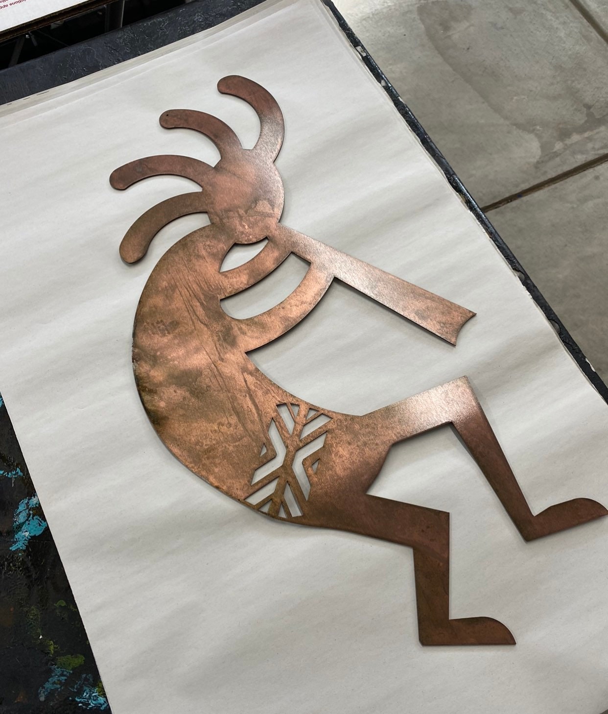 Metal Kokopelli Kokopelli Wall Art Wall Art Kokopelli Laser Etsy