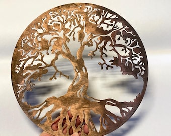 Tree of Life, Copper Tree of Life, Metal Wall Art, Metal Art, Urban Art, Urban Wall Art, Lasercut, Lasercut Wall Art, Copper Art, Wall Art