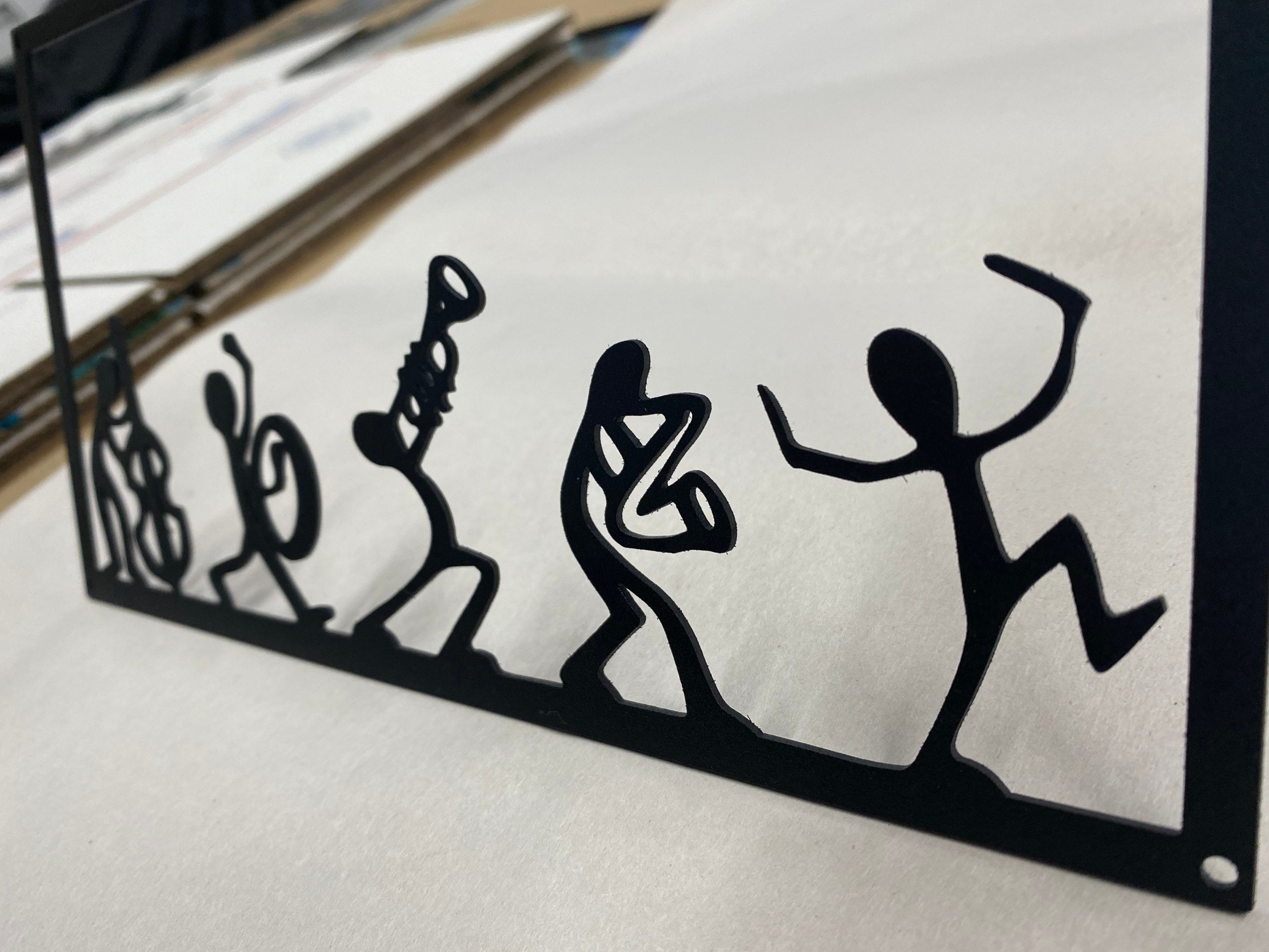 Metal Jazz Wall Art Jazz Guys Wall Art Jazz Guys Jazz Art Etsy