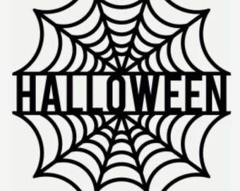 Halloween, Halloween art, wall art, Metal wall art, Metal Art, Lasercut, pumpkin, ghost, spider, trick or treat sign , signs, wall sign