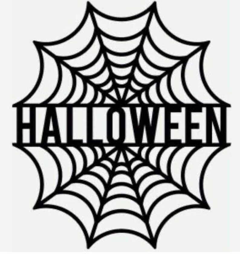 Halloween, Halloween art, wall art, Metal wall art, Metal Art, Lasercut, pumpkin, ghost, spider, trick or treat sign , signs, wall sign image 1