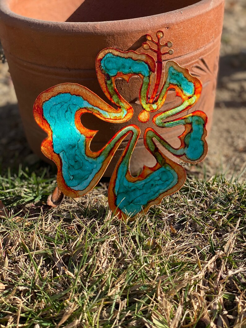 Metal Hibiscus Wall Art Hibiscus Wall Decor Aloha Decor Etsy Australia