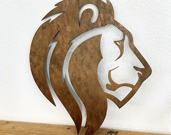 Metal Lion Head Wall Art, Lion Head, Lion wall art, Metal Wall Art, Wall Art, Lion decor, Lion Home Decor, Lion Head Design, Wall Art, Art