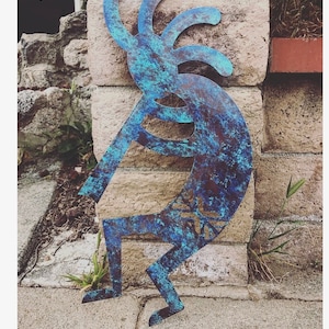 Metal Kokopelli, Kokopelli wall art, wall art, kokopelli laser cut wall decor,laser cut kokopelli,laser cut patina, patina kokopelli, patina