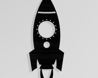 Rocket Ship Metal Wall Art, Rocket Metal Art, Rocket Decor, Spaceship Metal Art, Spaceship art, Space Decor, Boys Room , Kid Decor, Kid Art