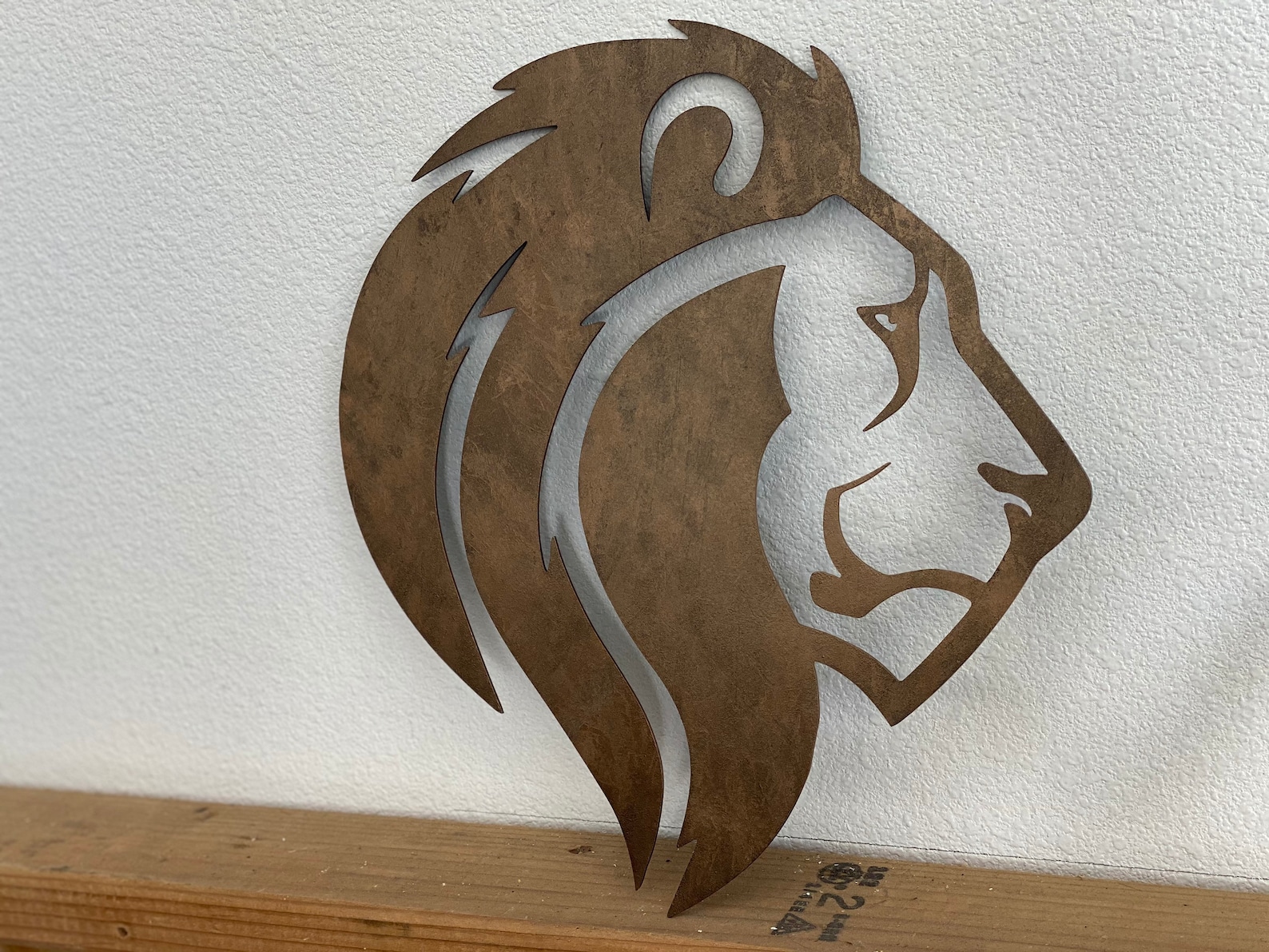Metal Lion Head Wall Art Lion Head Lion Wall Art Metal Wall Etsy
