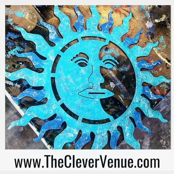 Sun Metal Wall Art Etsy