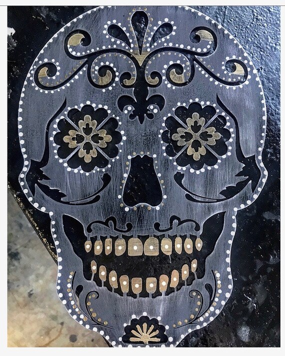 Sugar Skull Day Of The Dead Metal Art - Sugar Skull Wall Art Canada Sugar Skull Day Of The Dead Metal Art - Sugar Skull Wall Art Canada