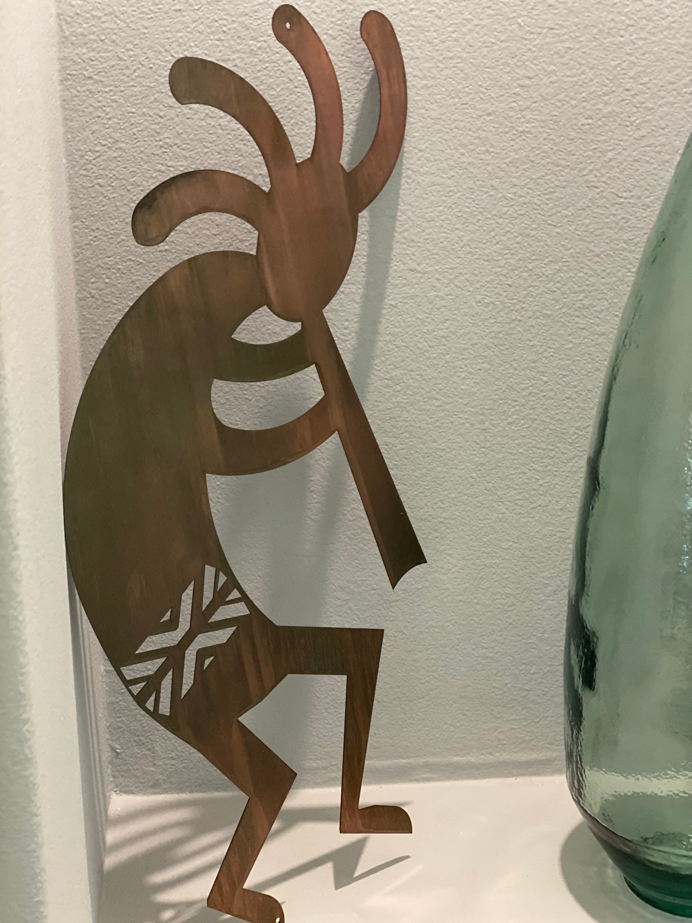Metal Kokopelli Kokopelli Wall Art Wall Art Kokopelli Laser Etsy