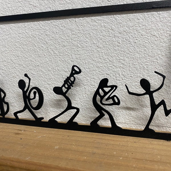 Jazz Metal Wall Art Etsy