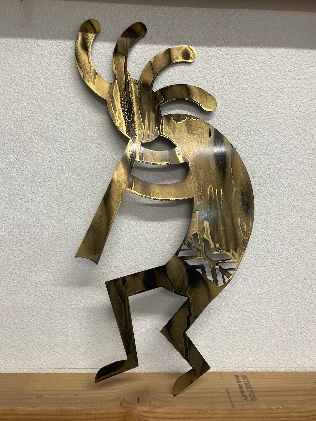 Metal Kokopelli Kokopelli Wall Art Wall Art Kokopelli Laser Etsy