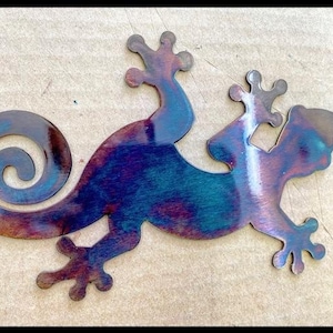 Metal Lizard, Metal Gecko, Laser cut Wall decor, gecko wall decor, Lizard wall decor, Lizard wall art, Gecko outdoor art, laser cut art,art
