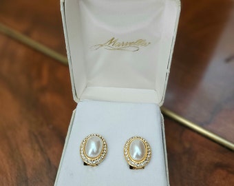 Vintage Marvella Earrings, Vintage Earrings