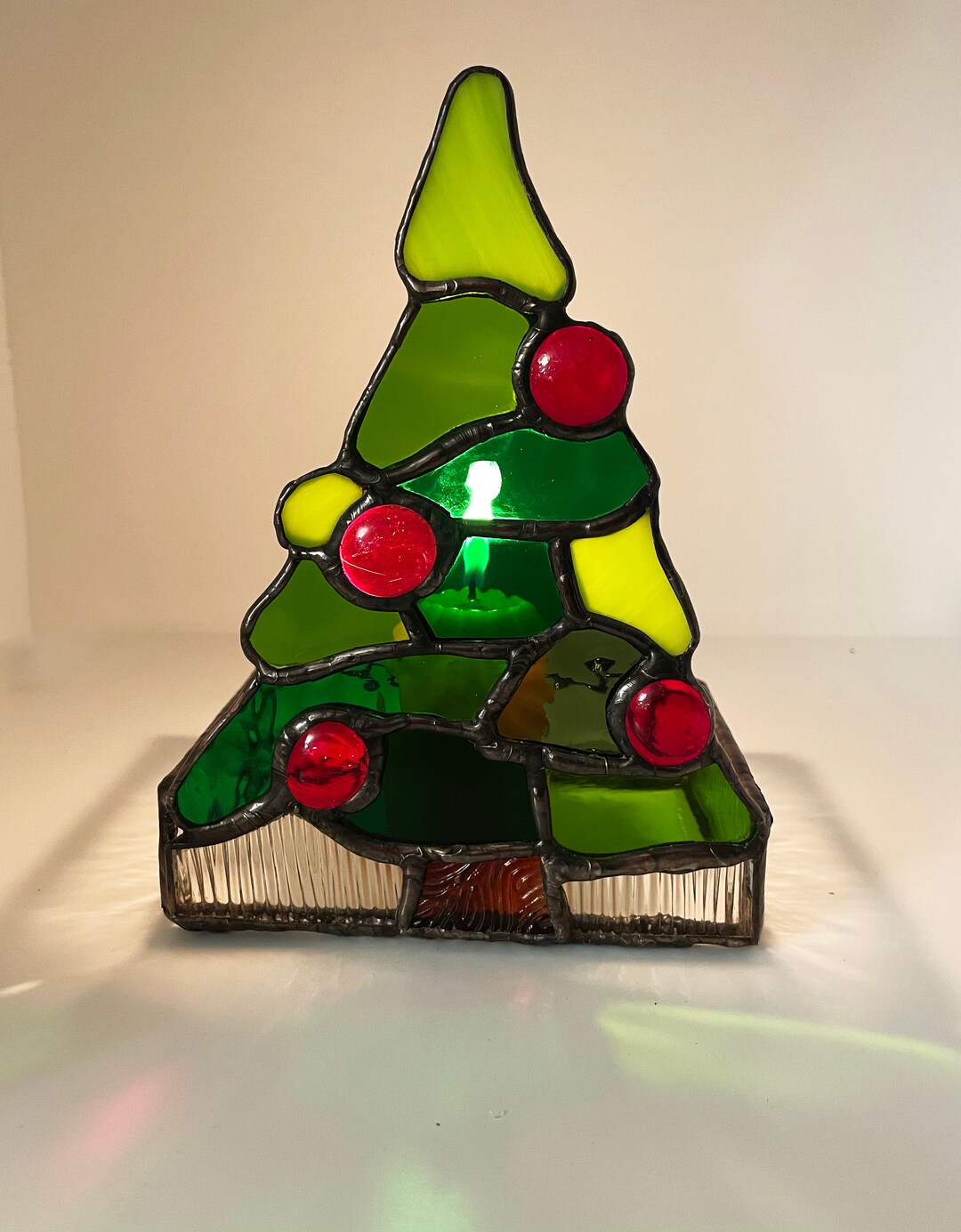 Christmas Tree Votive Etsy