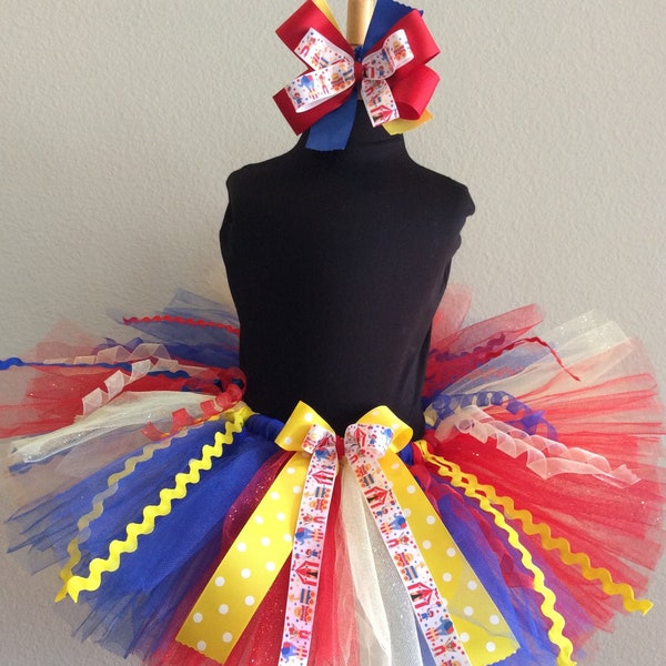 Circus tutu and hair bow