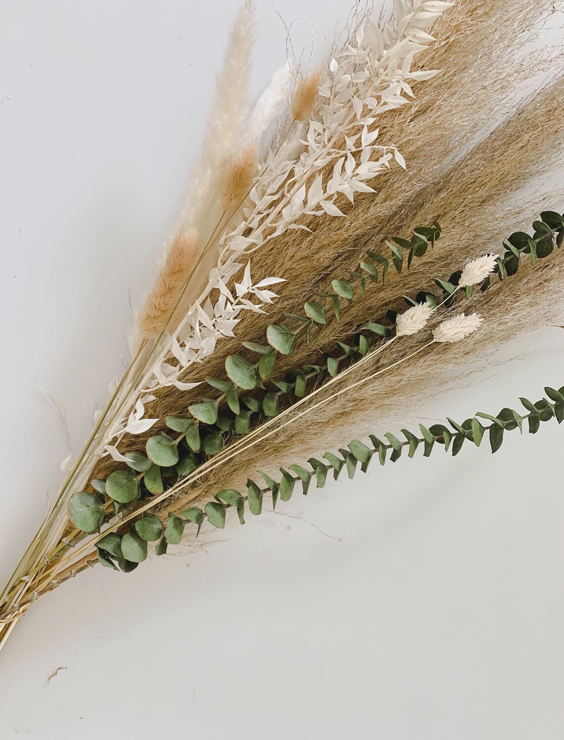 Pampas Grass&eucalyptus Arrangement Etsy