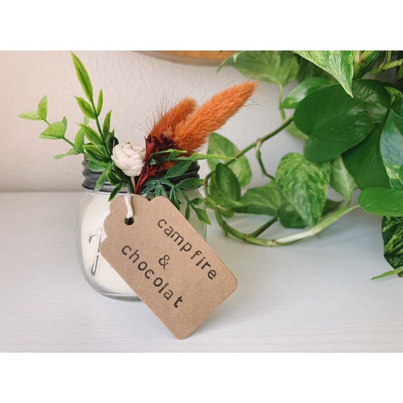 Campfire Chocolate Soy Candle Etsy