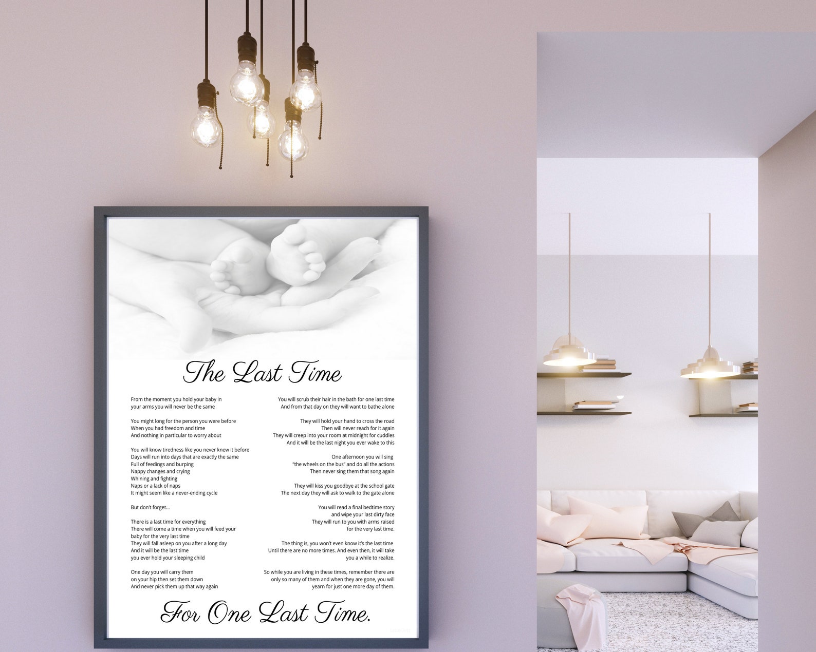 The Last Time Poem. Baby Shower Gift, Printable 11x14 and 16x20 Etsy