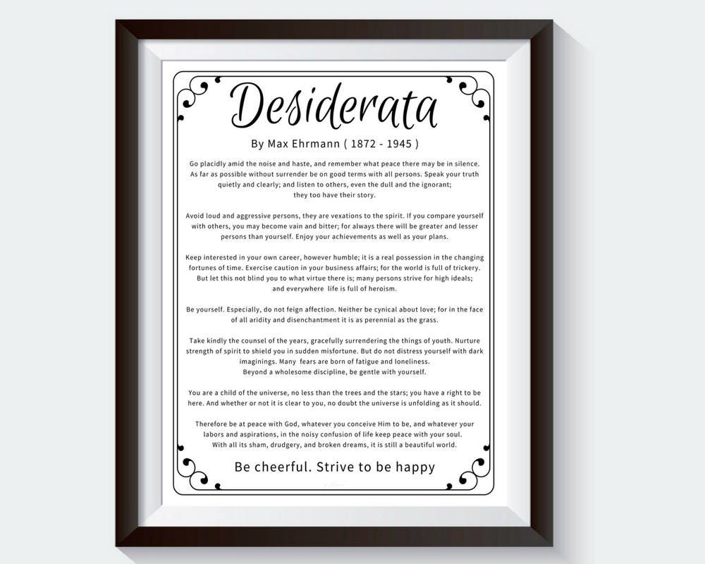 desiderata-full-text-print-desiderata-desiderata-art-print-etsy-australia