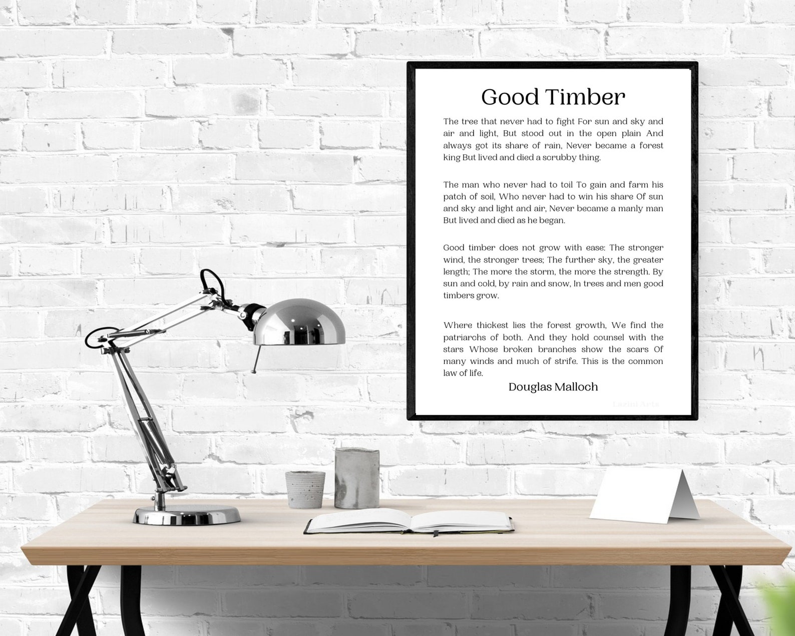 Douglas Malloch Poem: Good Timber Printable 8X10 11x14 - Etsy
