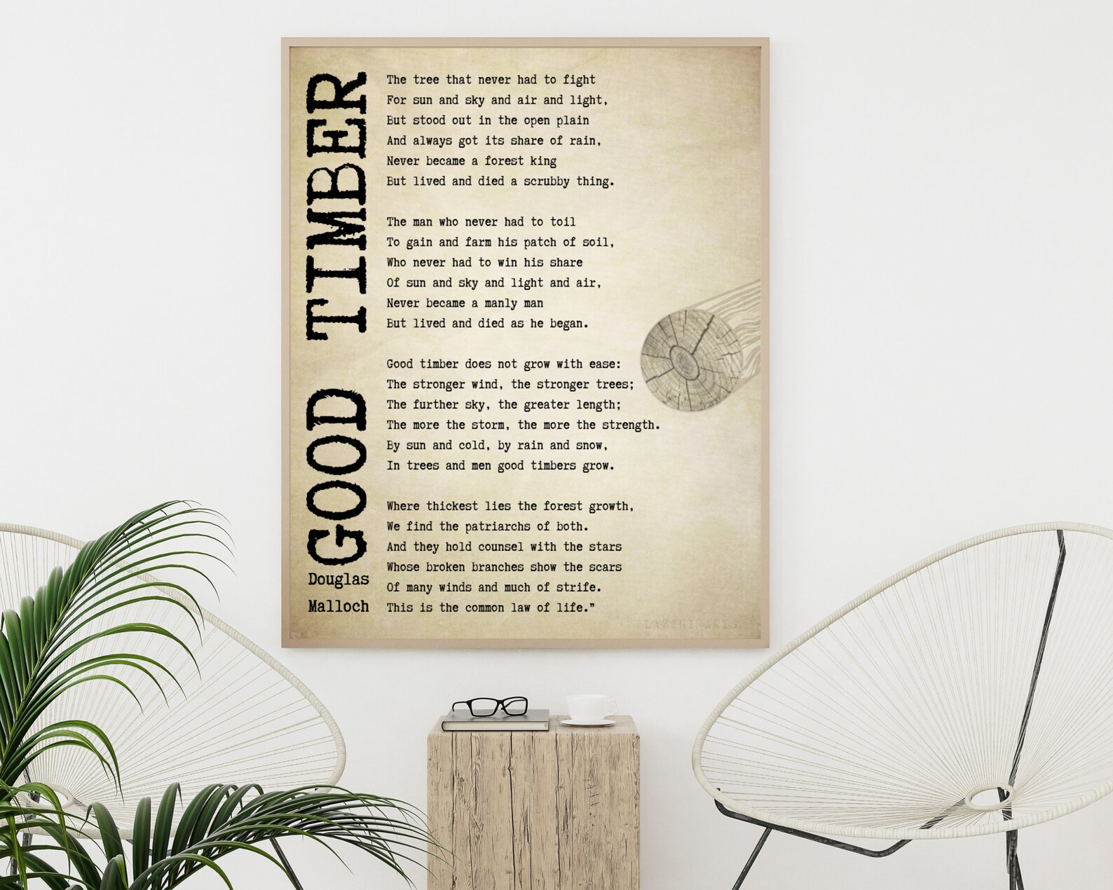 Good Timber Poem Printable Good Timber Poem Printable