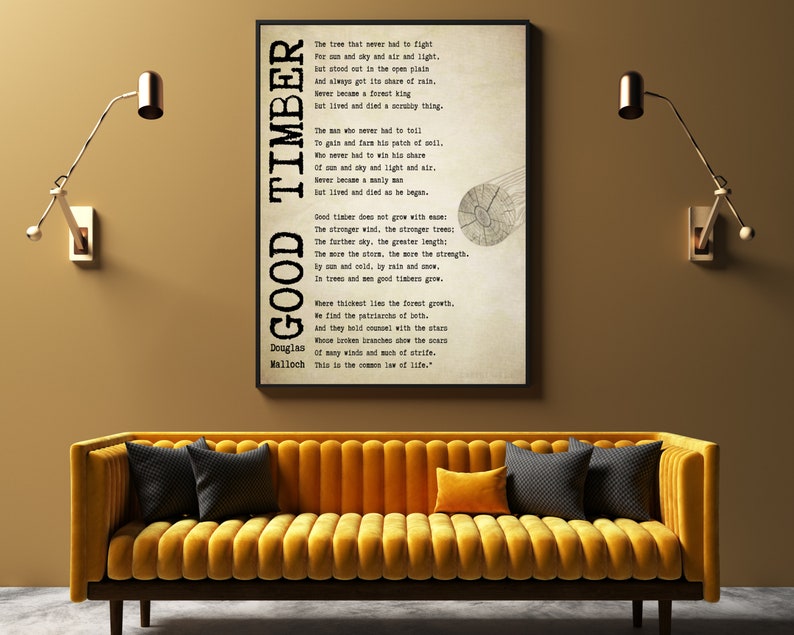 Good Timber Poem by Douglas Malloch Printable 8X10 11x14 - Etsy