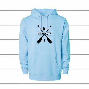 Minnesota Unisex Heavyweight Hooded Sweatshirt, White Sweatshirt, Hoodie for Men, Hoodie for Women, Minnesota Hoodie