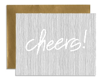 Cheers! - A1 Horizontal Holiday Card Set (Single or Set of 5)