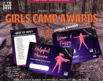 Prêmios de Acampamento para Meninas SUD | Filha da Luz | Prêmios de Acampamento Temático para as Moças | Olhe para Cristo | Tema para Jovens 2025 | Prêmios de Acampamento para Imprimir