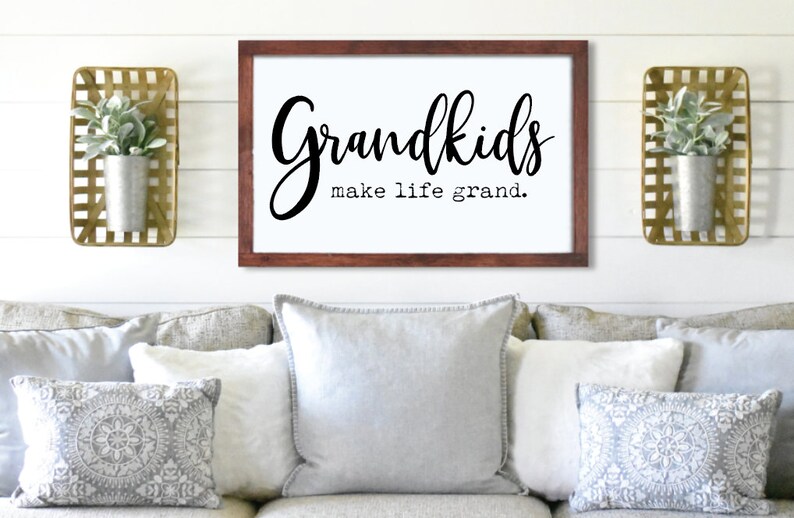 Grandparents Sign Wooden Wall Art Etsy