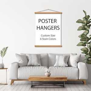 Magnetic poster hanger frame - poster frame for canvas wall art