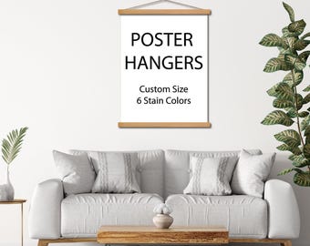Magnetic poster hanger frame - poster frame for canvas wall art